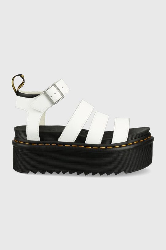 

Доктор Кожаные сандалии Martens Blaire Quad Dr. Martens, белый