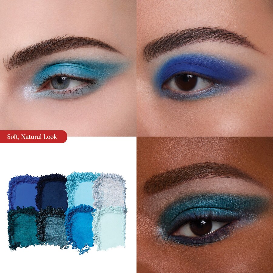 Палетка теней для век Color Story HUNG VANNGO BEAUTY, 8 x 0.06 oz/1.8 g, Brilliant Blue — фото 2