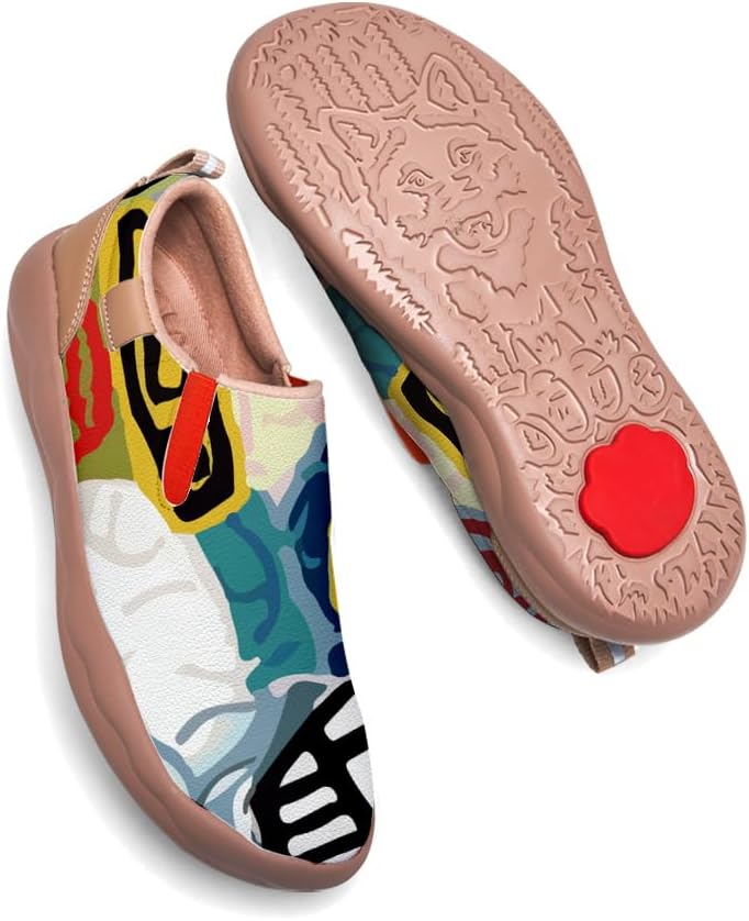 

Мужские слипоны-лоферы Абстрактный арт Росписанные кроссовки Повседневная обувь для отдыха и путешествий Onehorse, Abstract_art 19