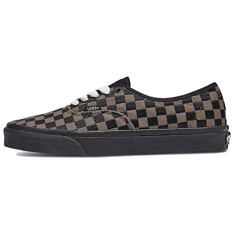 

Кроссовки Authentic 'Embroidered Checkerboard - Black' Vans