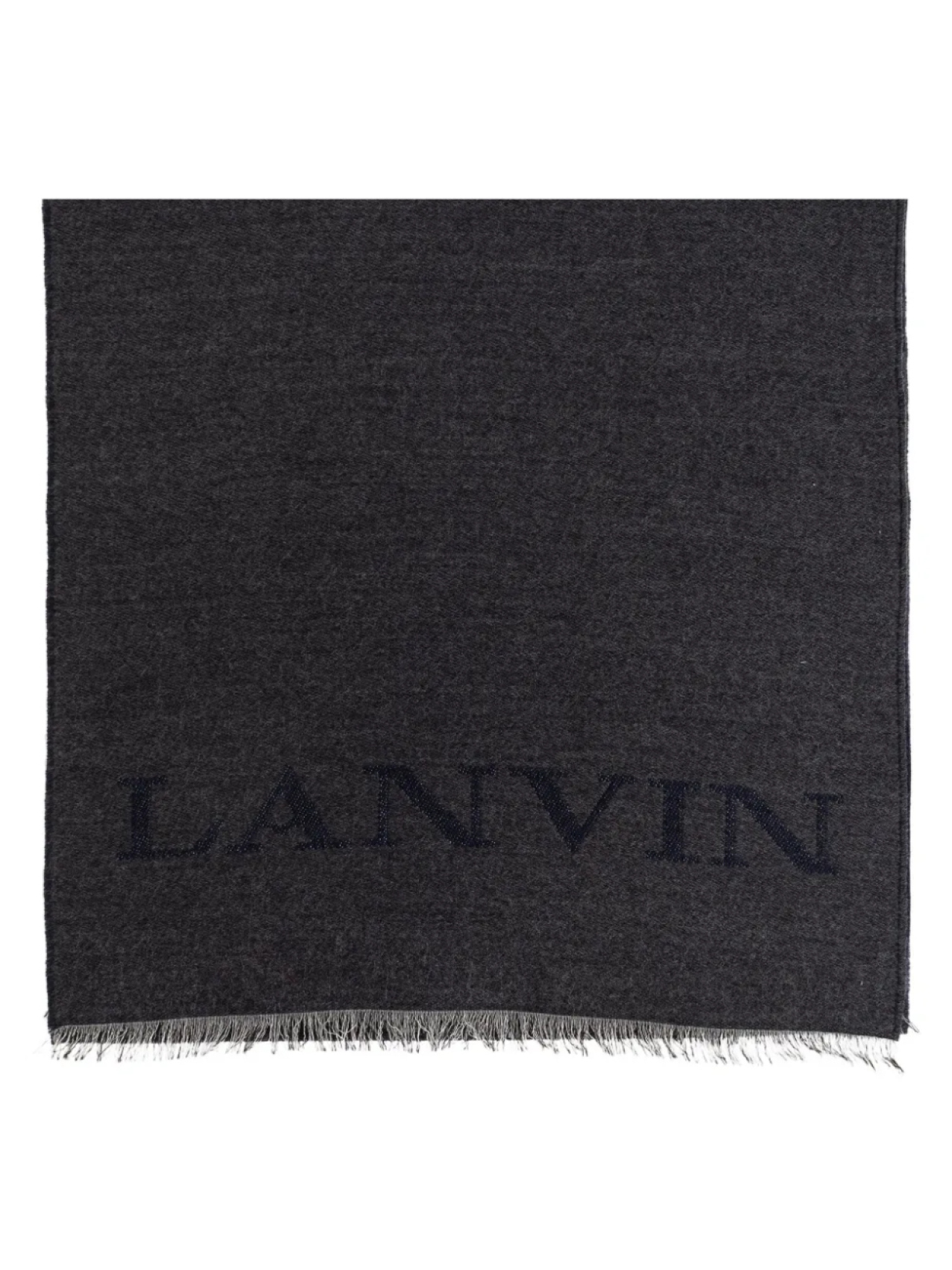 

Шарф с логотипом Lanvin, черный