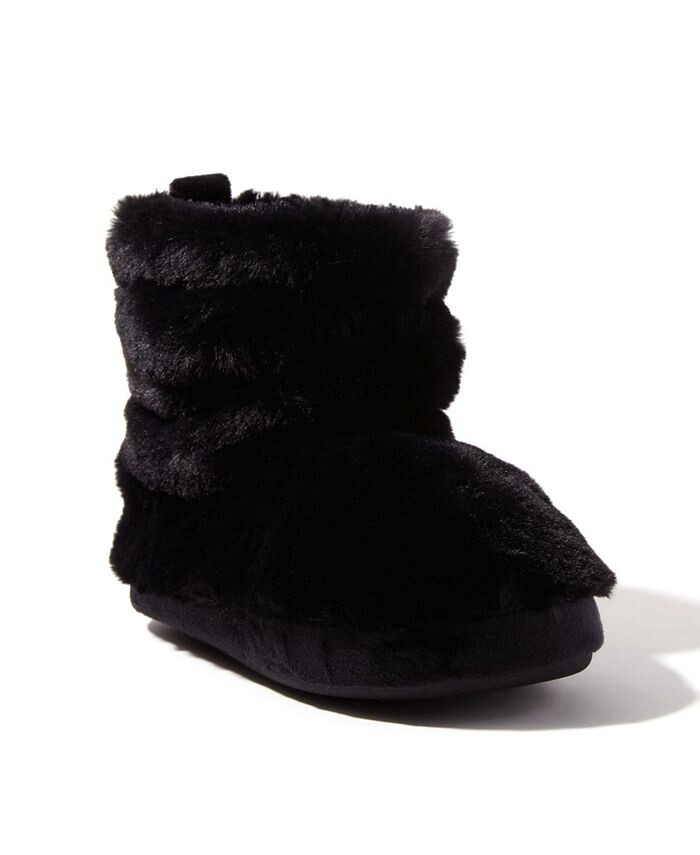 

Женские тапочки Kimber Furry Bootie Dearfoams, черный