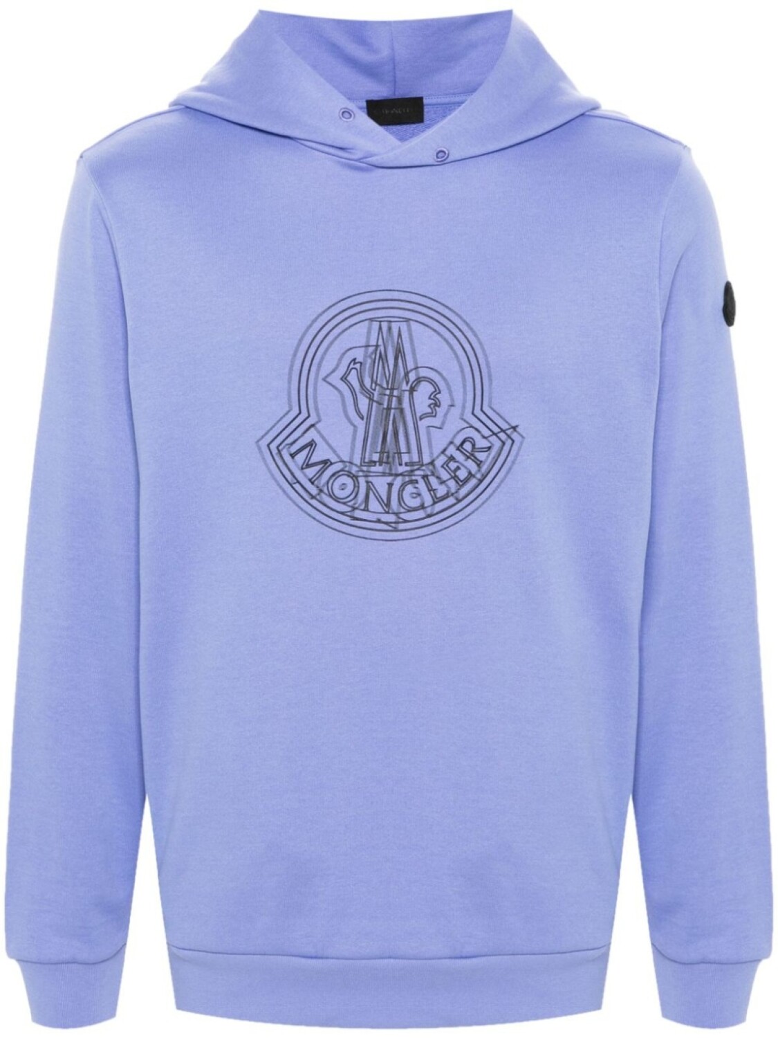 

Moncler худи с логотипом, фиолетовый