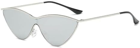 

Винтажные солнцезащитные очки для женщин в металлической оправе, ретро-стиль, треугольные линзы, очки «кошачий глаз», женские очки с защитой от УФ-излучения UV400 MTZJH, C6