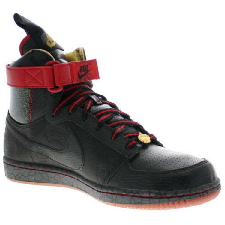 Кроссовки Nike Skateboarding Shoes Unisex High-top Black, черный — фото 2