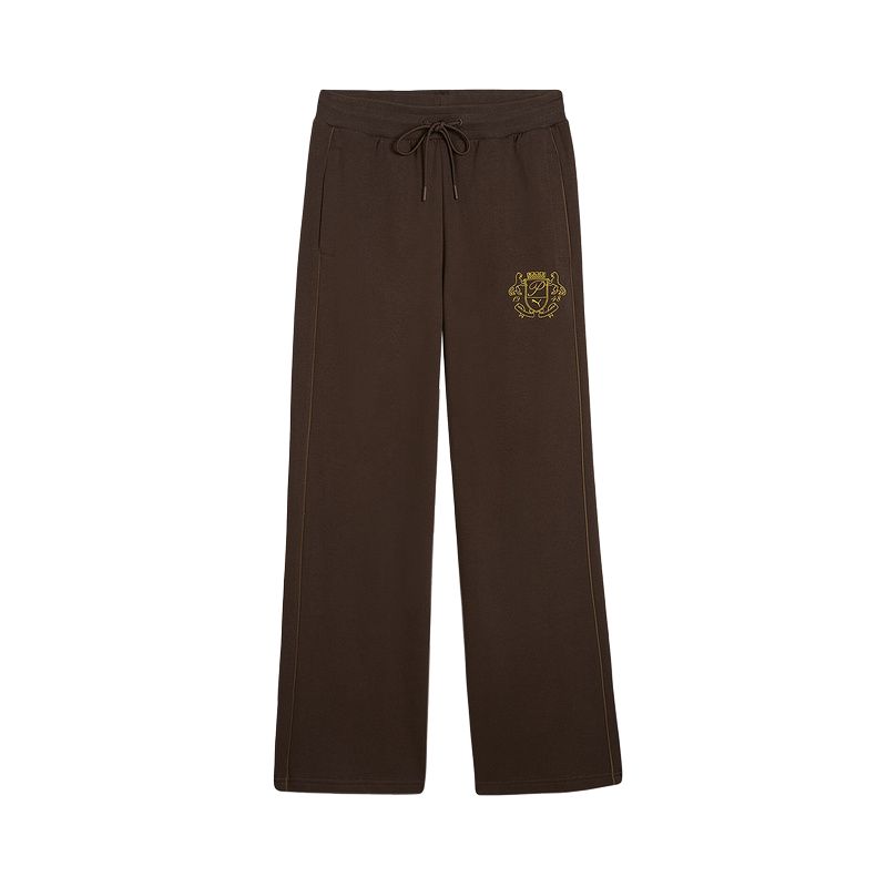 

Повседневные брюки унисекс кофейно-коричневые PUMA