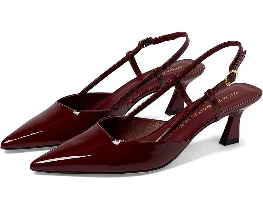 

Туфли Stuart Weitzman Vinnie 50 Slingback, цвет Rosewood