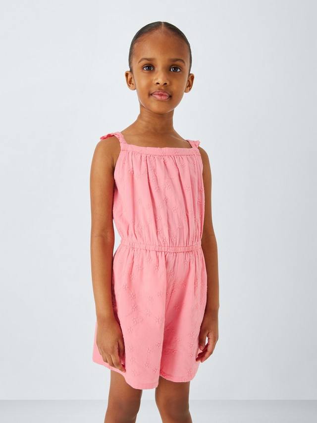 

Детский комбинезон с вышивкой Broderie Anglaise John Lewis, Multi