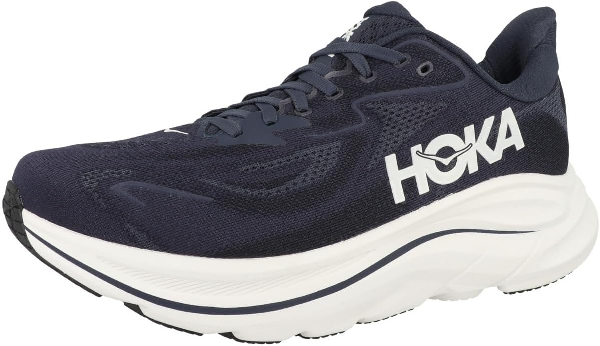 Мужские кроссовки Hoka Clifton 10, белый/синий/темно-синий — фото 4