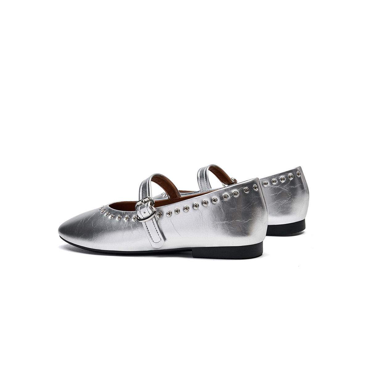 Туфли женские повседневные Women's Casual Shoes Women's Silver Eblan, серебряный — фото 4