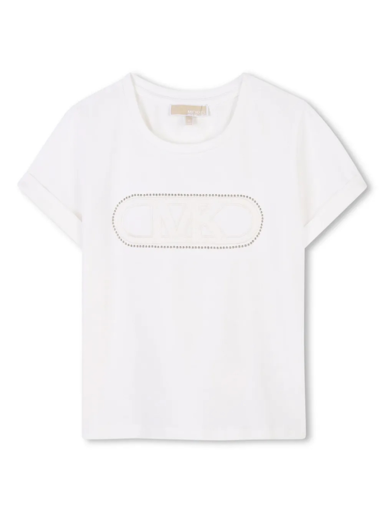 

Michael Kors Kids футболка с вышитым логотипом, нейтральный
