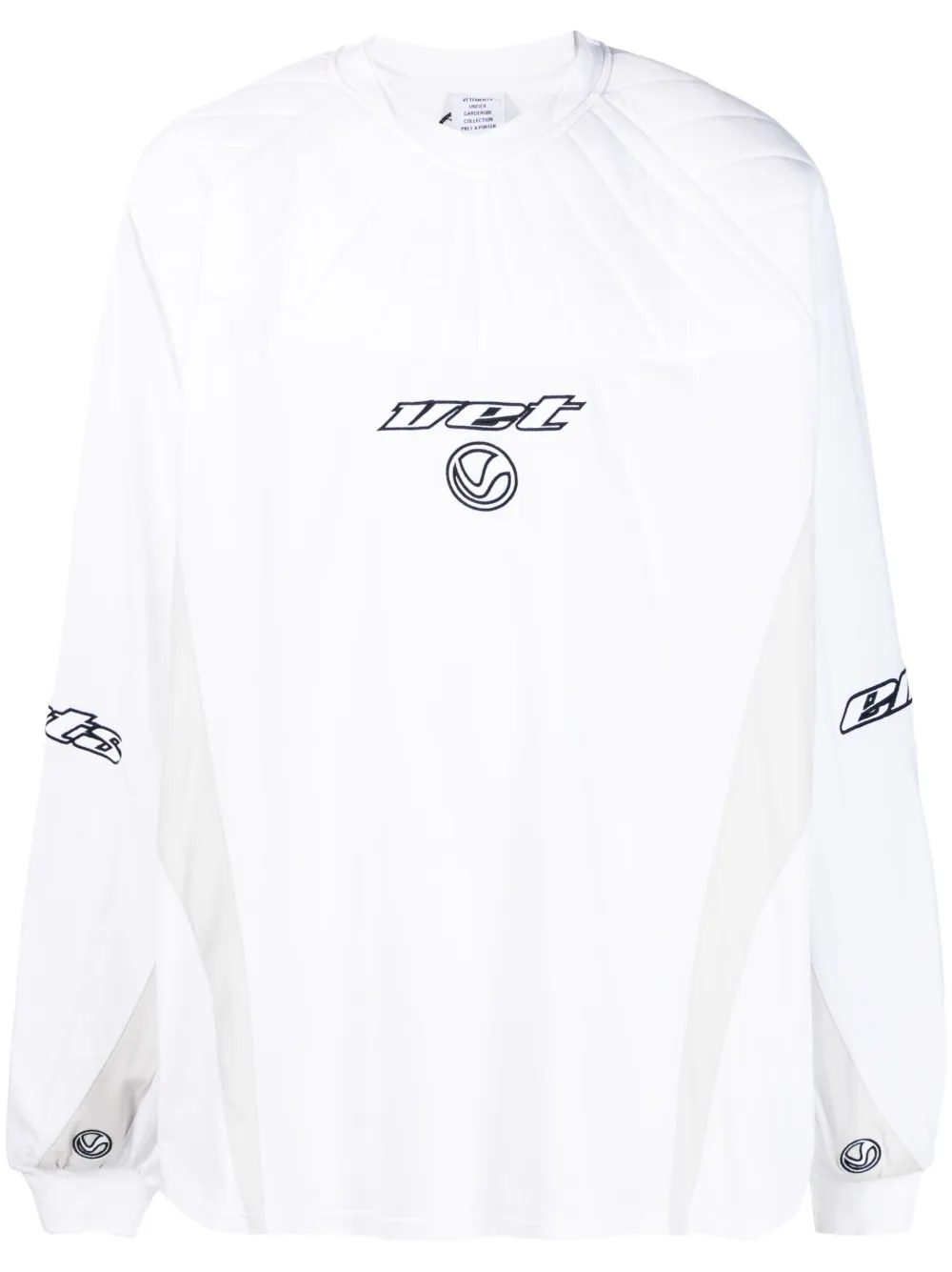 

Футболка Gamer с дутыми вставками VETEMENTS, белый