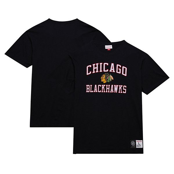 

Мужская черная футболка Chicago Blackhawks Legendary Slub Mitchell & Ness
