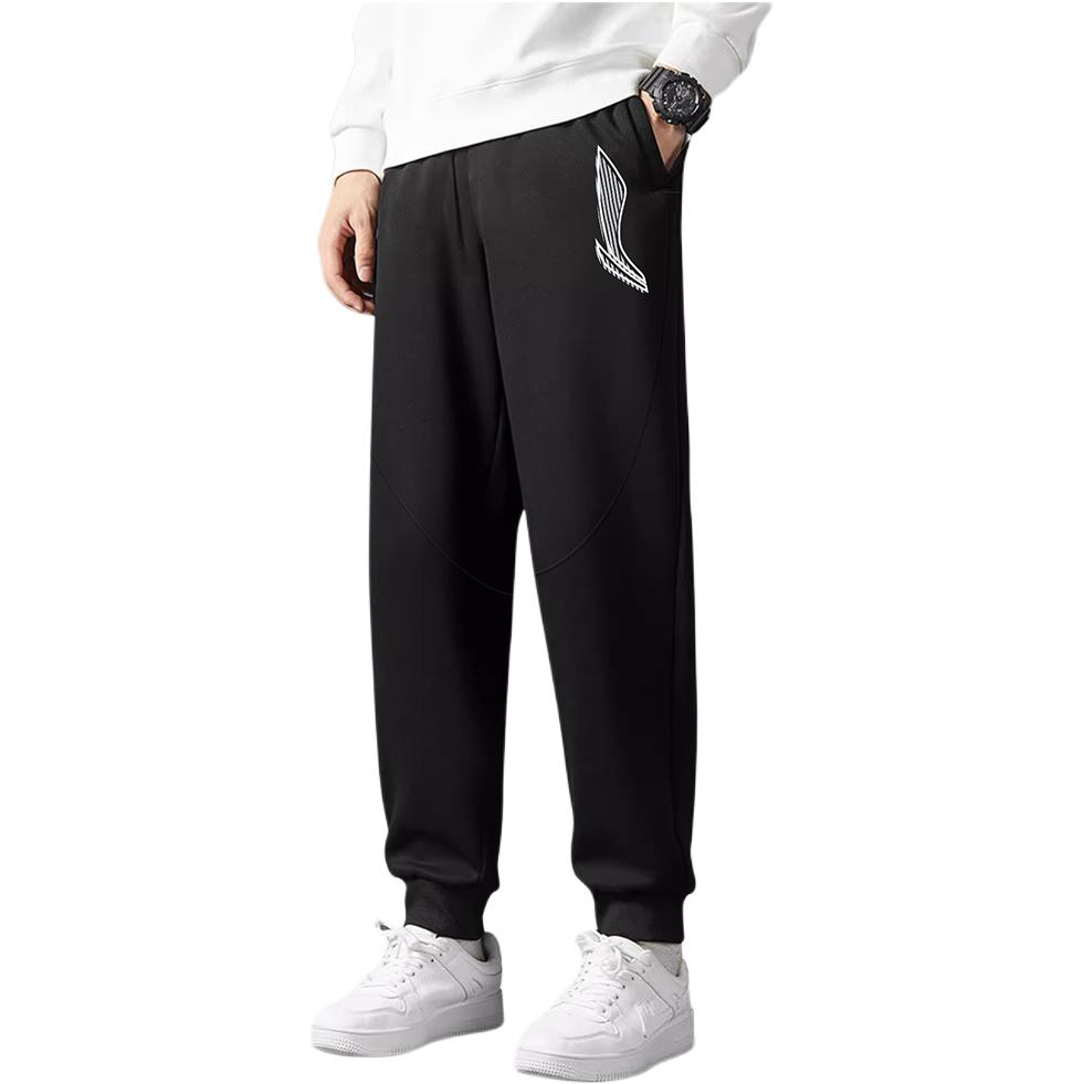 

Трикотажные спортивные штаны LiNing Sports Life Collection мужские стандартные черные