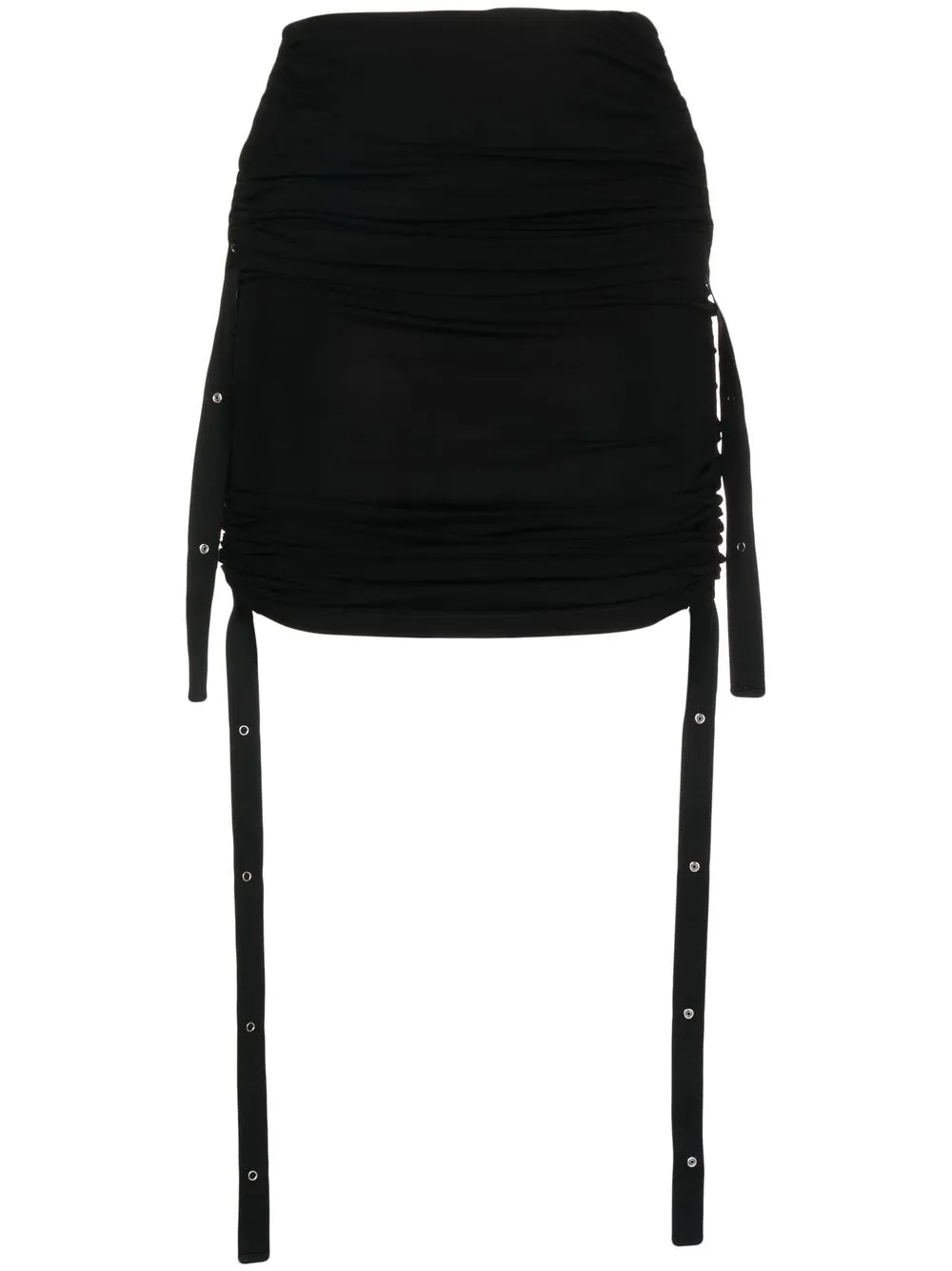 

Юбка миди Doric со сборками Dion Lee, черный