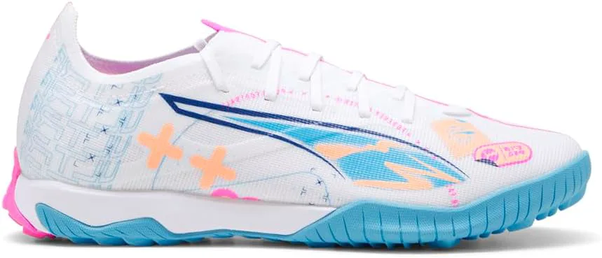 Мужские футбольные бутсы PUMA Ultra 5 Match Vol. Up Turf - белые, белый