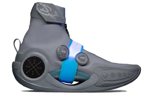 Кроссовки way of wade 9 бесконечность Li-Ning, серый — фото 3