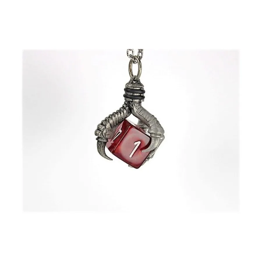 

Подвеска d6 с отделкой «старое серебро», Dice Jewelry - Necklaces (Chessex)