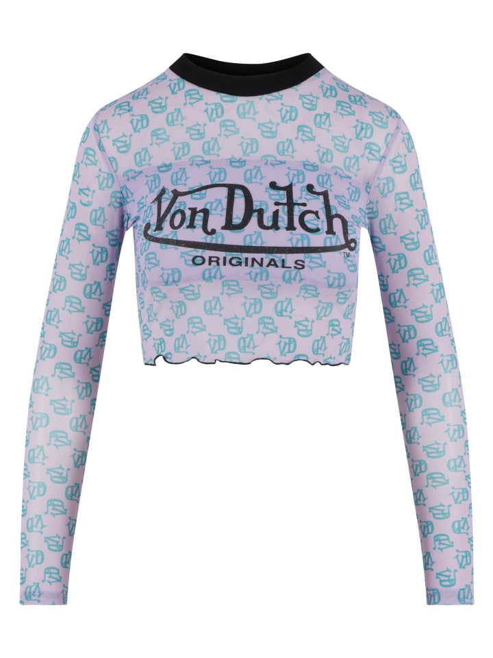 

Рубашка с длинным рукавом Von Dutch, розовый