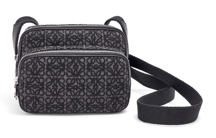 

LOEWE Сумка для фотоаппарата в жаккарде Anagram Mini Anthracite/Black