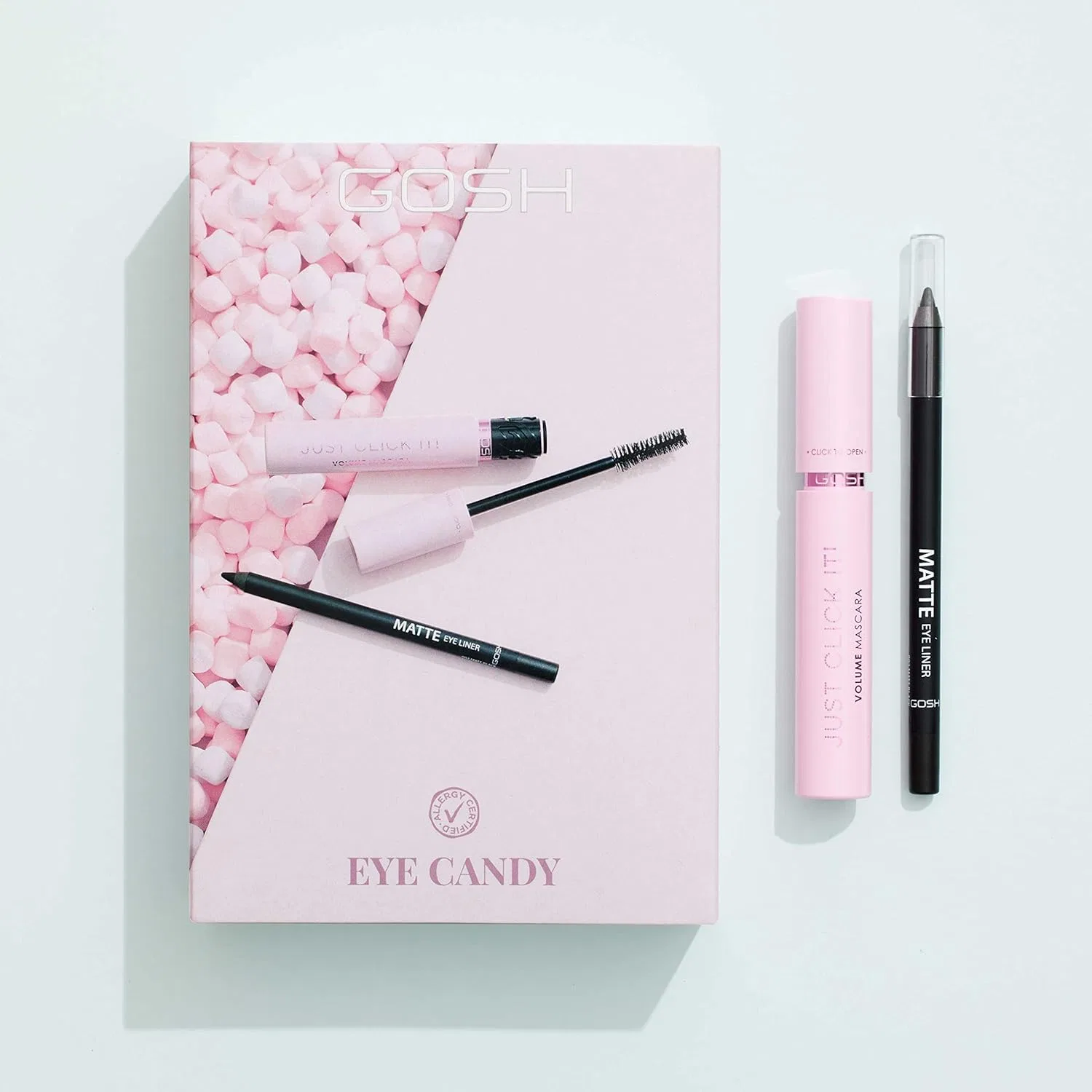 Набор для макияжа: тушь и подводка для глаз GOSH Eyecandy Gosh, Mascara + Eyeliner — фото 2
