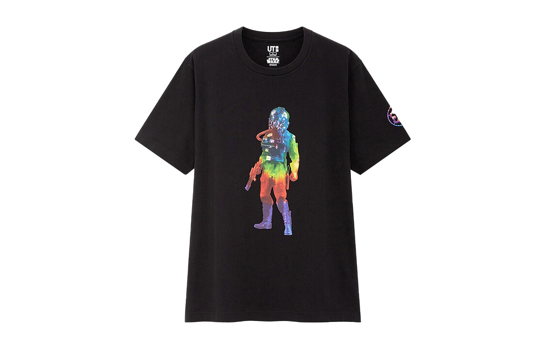 

UNIQLO Футболка унисекс, цвет Black