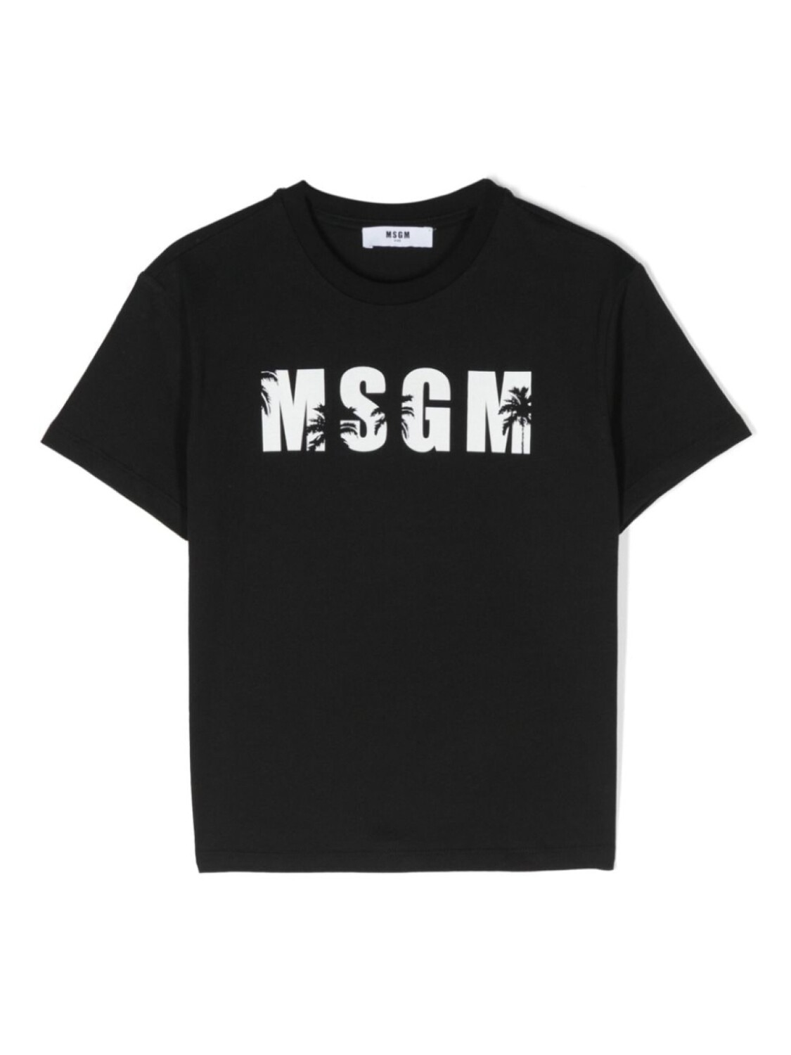 

MSGM Kids футболка с логотипом, черный