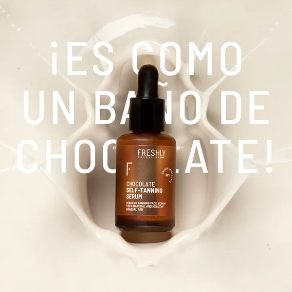 Натуральный автозагар для лица Chocolate Self-Tanning Serum Freshly Cosmetics, 30 ml — фото 4