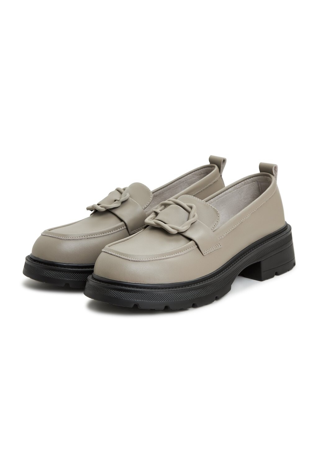 Слипоны Platform Loafers Cesare Gaspari, серый