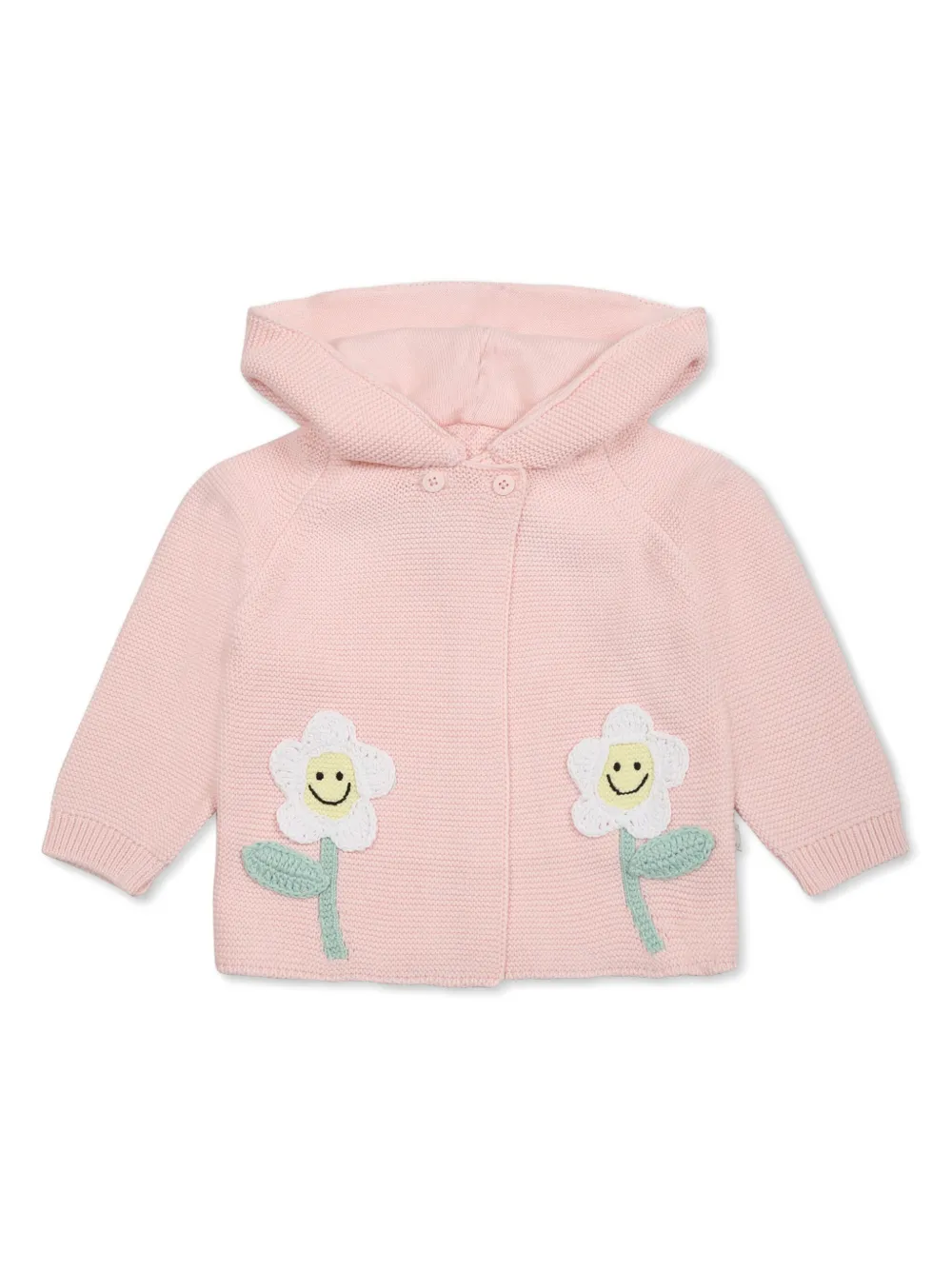 

Худи с цветочной аппликацией Stella McCartney Kids, розовый