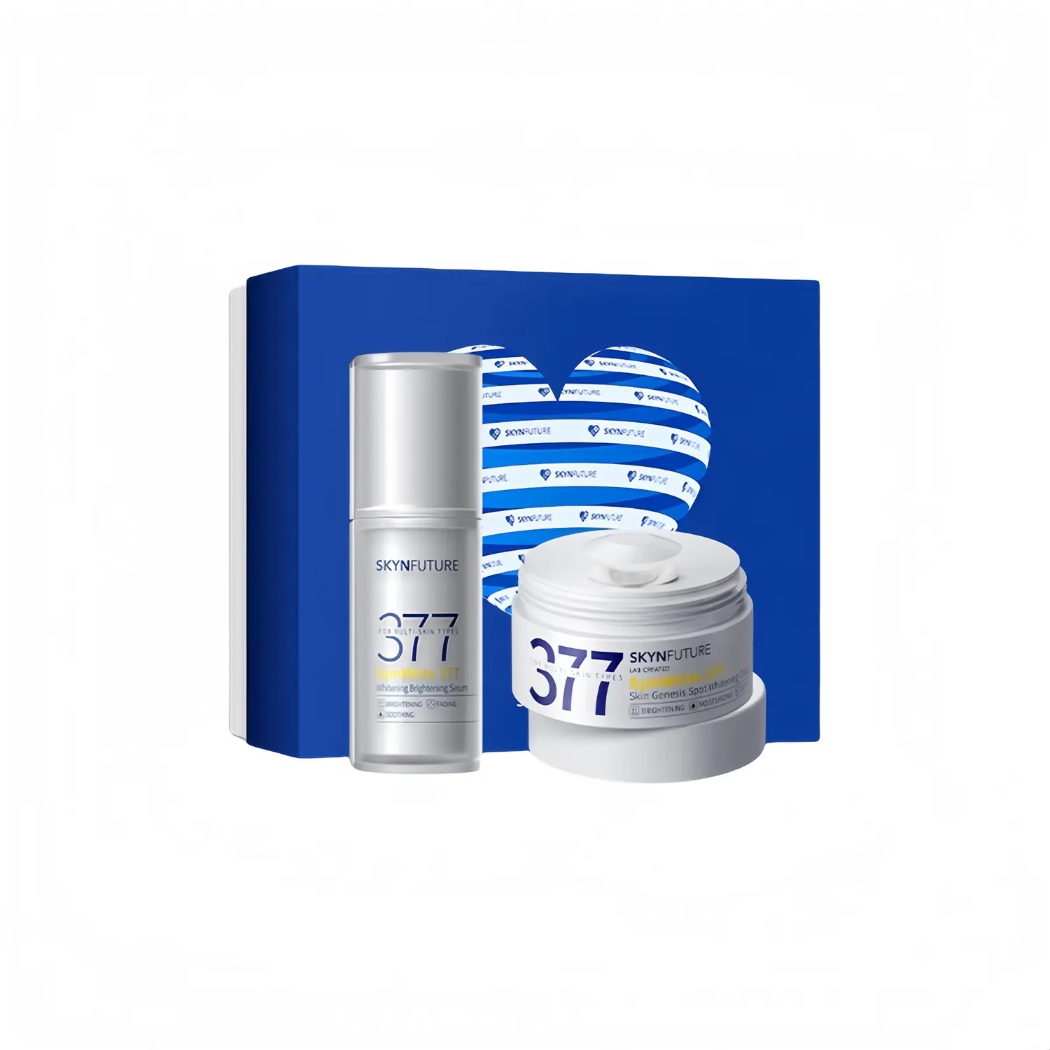 

SKYNFURURE Набор для отбеливания кожи 377 осветление темных пятен увлажнение отбеливающий крем 30г + сыворотка 20мл