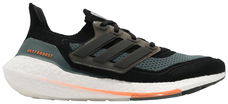 

Кроссовки adidas UltraBoost 21 'Black Screaming Orange', черный
