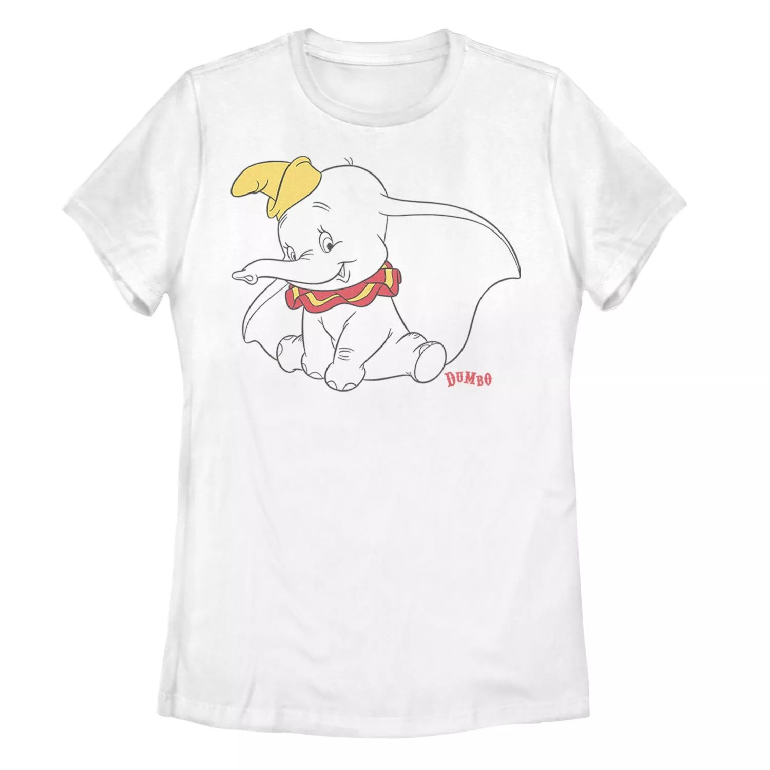 

Футболка с логотипом Disney's Dumbo Juniors и графическим рисунком Licensed Character
