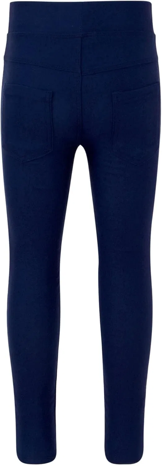 Леггинсы для девочек, эластичные, спортивные, Aislor, Navy Blue — фото 2