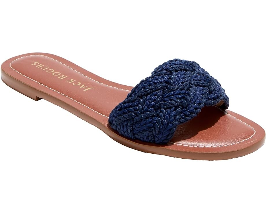 

Сандалии Jack Rogers Dumont Woven Rope Flat, цвет Midnight