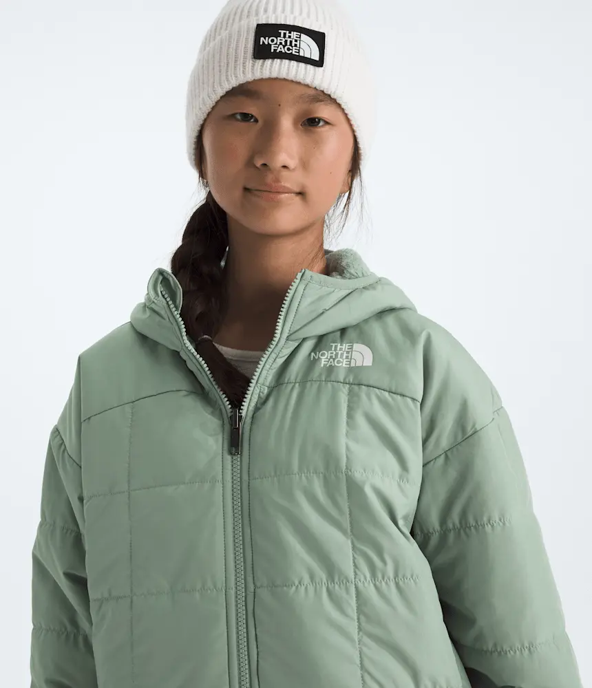 Двусторонняя короткая парка Shasta для девочек The North Face, Slate Moss — фото 4