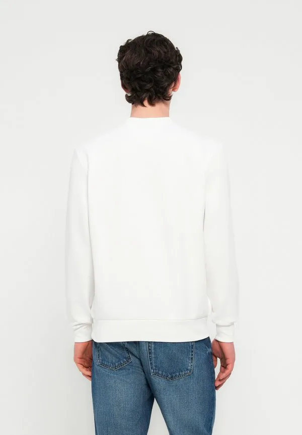 Толстовка с логотипом в полоску из французского махрового трикотажа Tommy Hilfiger, White — фото 3