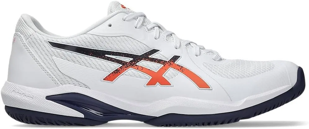 Кроссовки теннисные ASICS Solution Swift FF 2, White Nova Orange