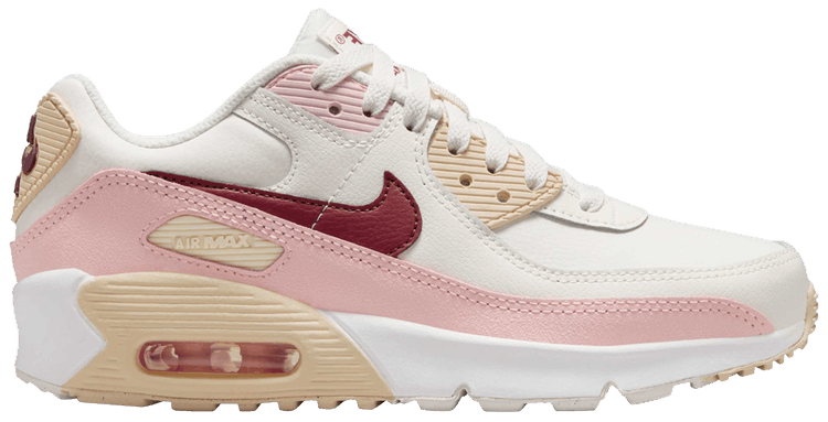 

Кроссовки Nike Air Max 90 GS 'Phantom Echo Pink Red', кремовый