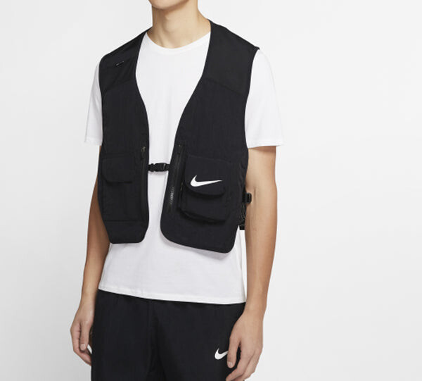 Жилет fc съемный функциональный футбольный жилет Nike, черный — фото 4