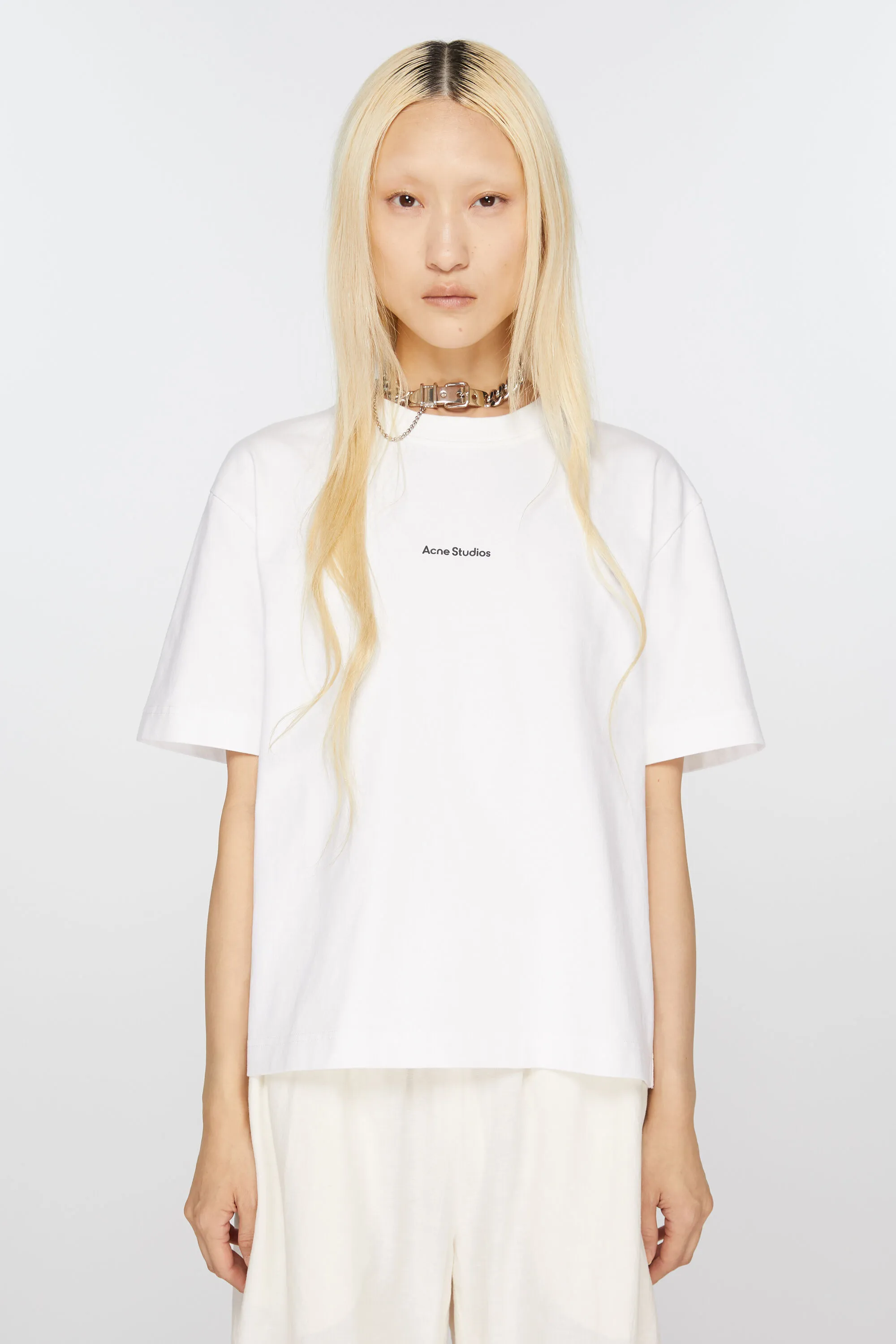 

Футболка с логотипом Acne Studios, Optic White