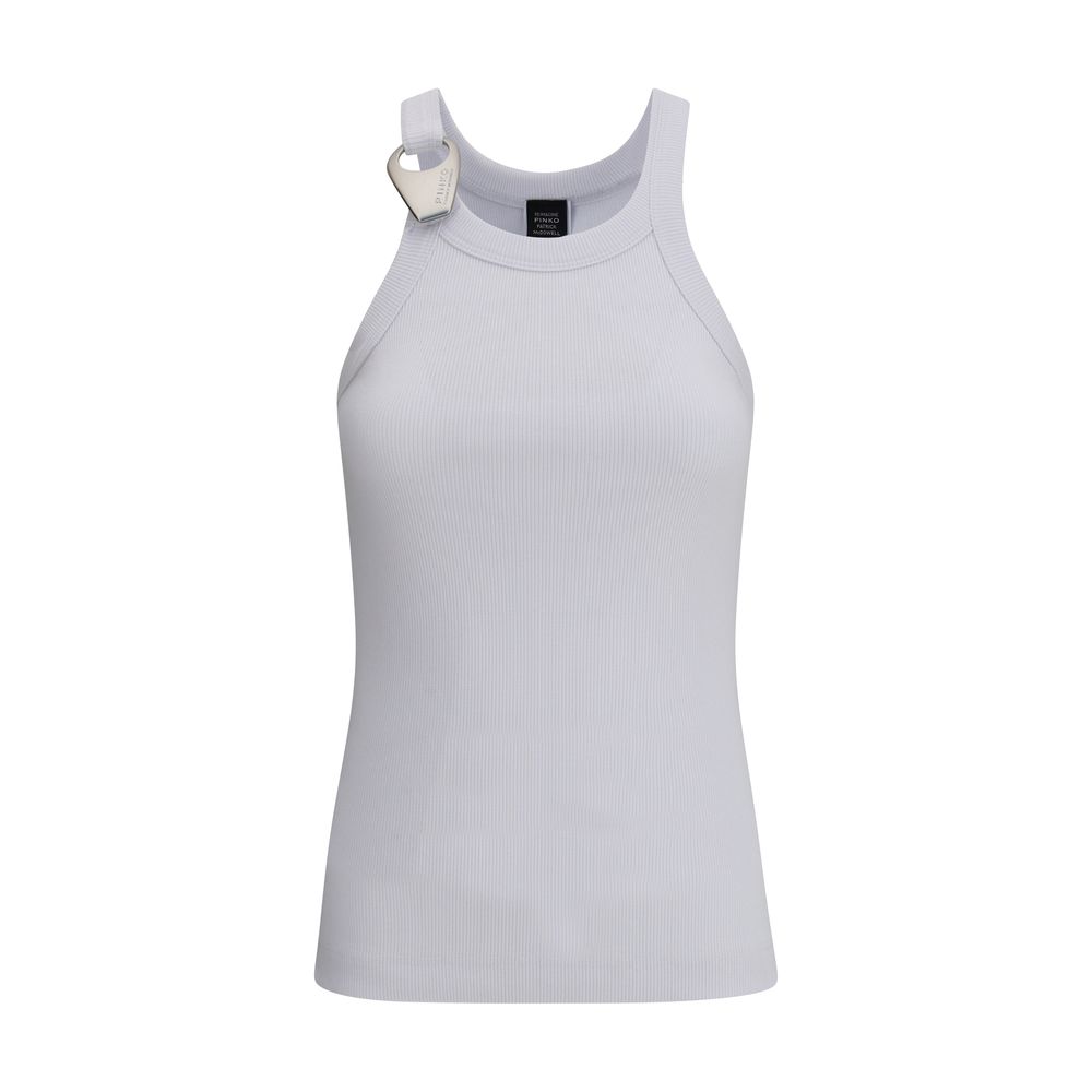 

Ребристый топ Pinko, White