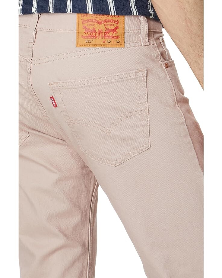 Джинсы Levi's 511 Slim Fit, цвет Adobe Rose Denim — фото 3