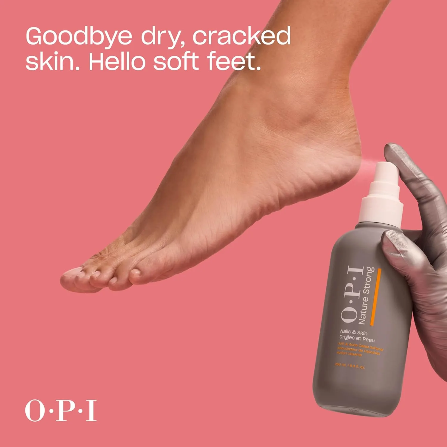 OPI Nature Strong Nails & Skin - увлажняющее средство для кутикулы и ее удаления, обогащенное смягчающими эмульсиями и натуральными компонентами, веган 248 мл (1 шт.) — фото 4