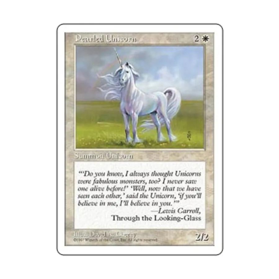 

CCG Жемчужный единорог (С), MTG - 5th Edition
