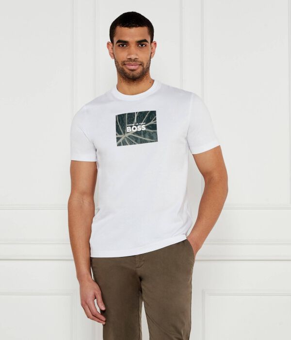 

Футболка te_injungle Regular fit Boss Orange, белый
