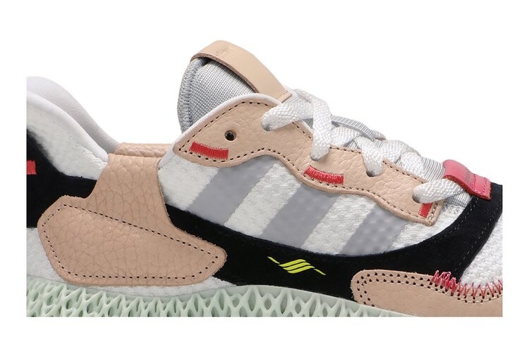 Кроссовки Adidas Hender Scheme x ZX 4000 Futurecraft 4D 'White', белый — фото 2