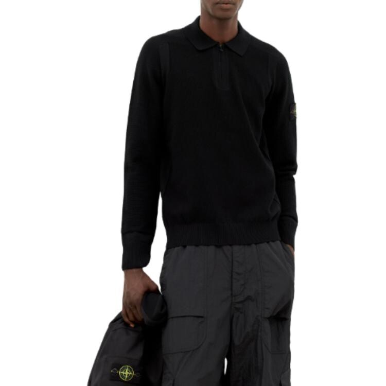 

Свитер мужской черный Stone Island, черный