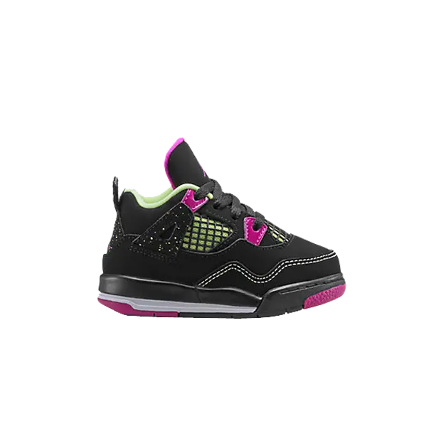 

Кроссовки Air Jordan 4 Retro TD 'Fuchsia', черный