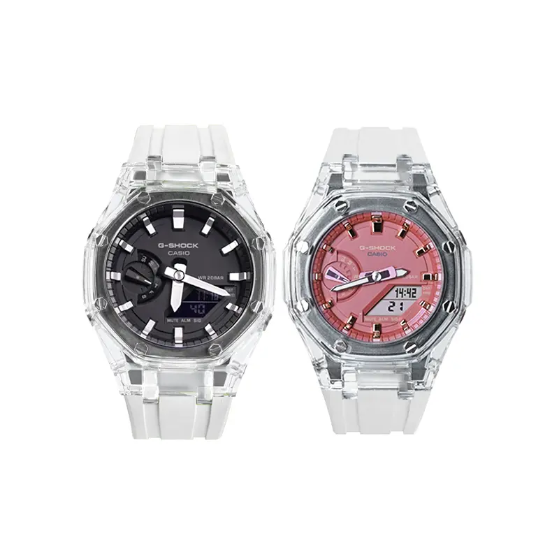 

Унисекс часы CASIO серии с двойным дисплеем (жидкокристаллическим/аналоговым), 48,5 мм, черные